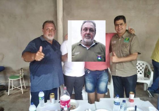 No dia de seu aniversário, Lenzi recebeu a visita do amigo Pinheiro