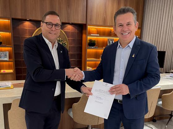 overnador Mauro Mendes e chefe da Casa Civil, Mauro Carvalho 