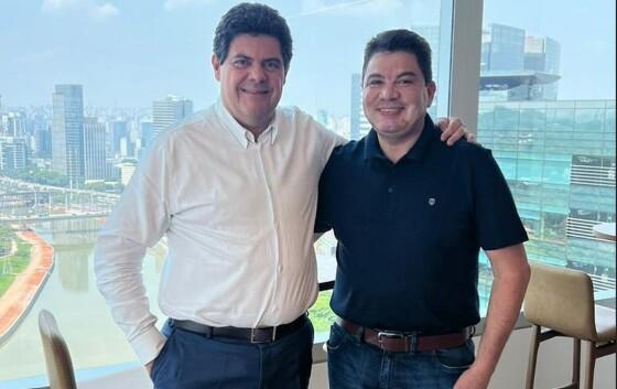 Marcos Molina (Marfrig) e Cidinho Santos (União Avícola): gigantes da proteína animal em MT e no Brasil