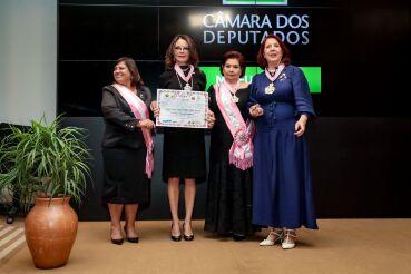 Virginia Mendes é homenageada em Brasília como Dama Comendadora da Ordem Rosa JK