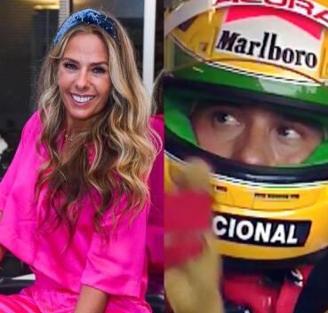 Homenagem a Senna emociona Adriane Galisteu e fãs de F1 no GP de São Paulo