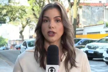 Repórter da Globo interrompe transmissão ao vivo por suspeita de assalto