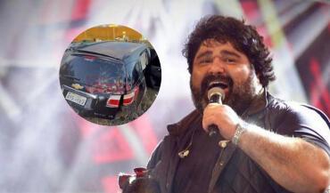 Fabiano Menotti capota carro a caminho de show no RJ