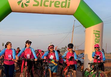 Pedal Rosa une emoção e solidariedade em Santo Antônio do Fontoura