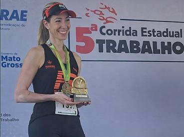Juliana Palhares sobe ao pódio na Corrida Contra o Trabalho Escravo
