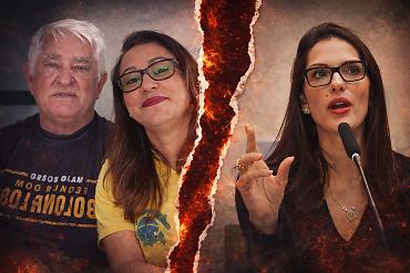 Esposa de Galvan atira em Janaina e acerta Bolsonaro