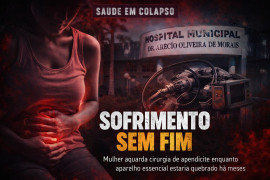 Foto: Arte gerada por IA sobre foto do Hospital Municipal de Nova Xavantina